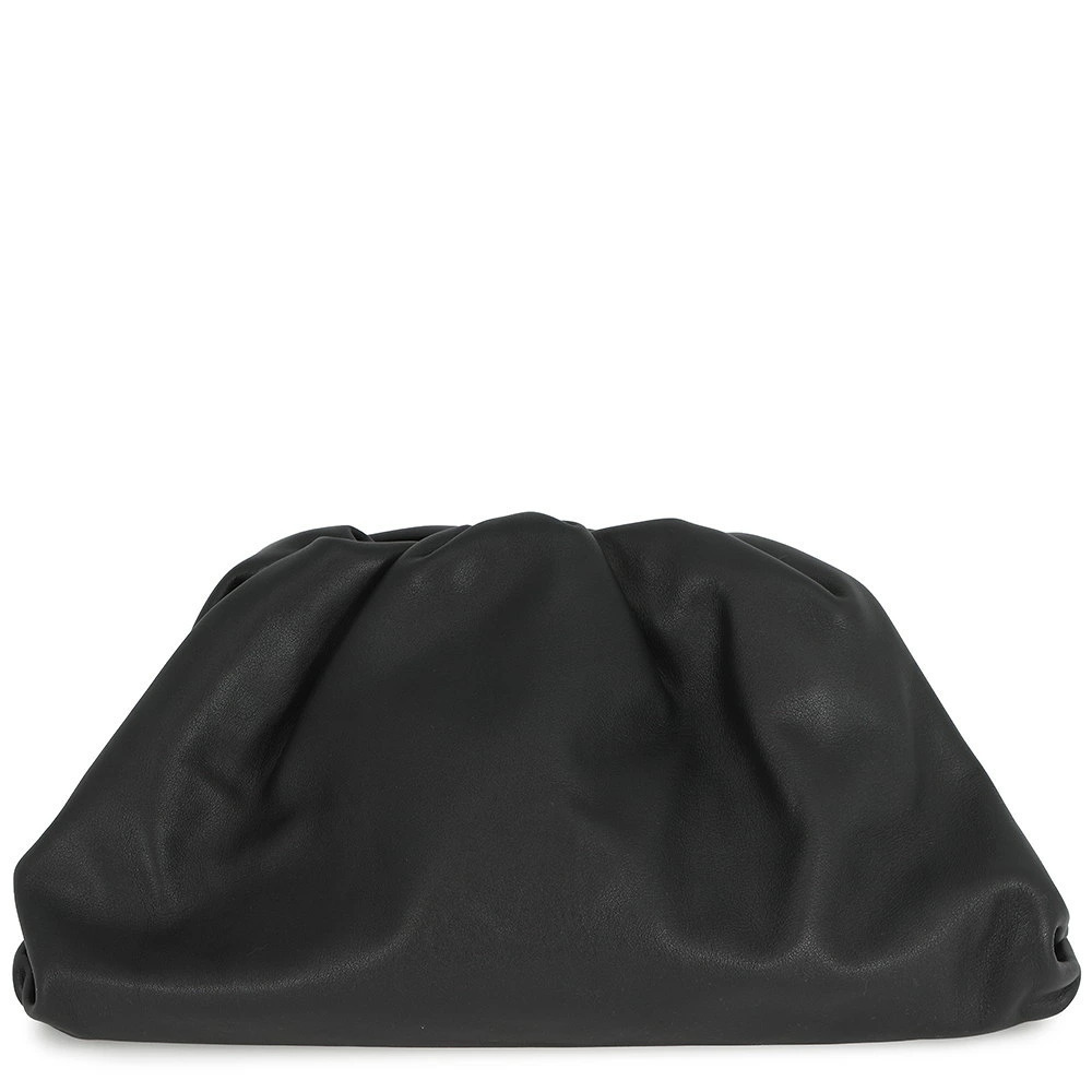Bottega Veneta Clutch Bag The Pouch Leather Black
